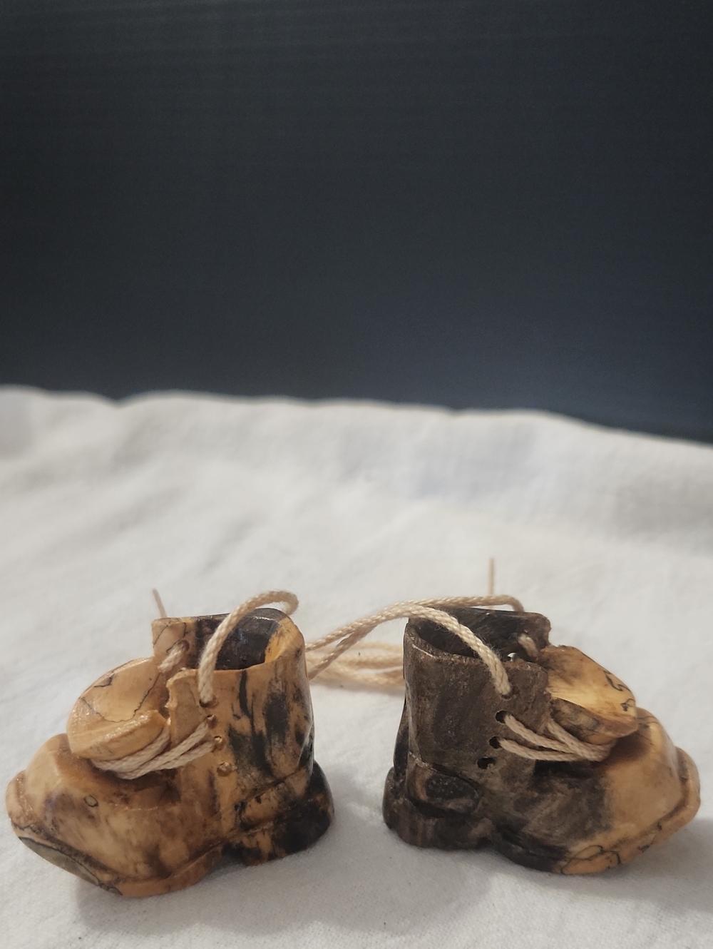 Wooden Folk Art Boots